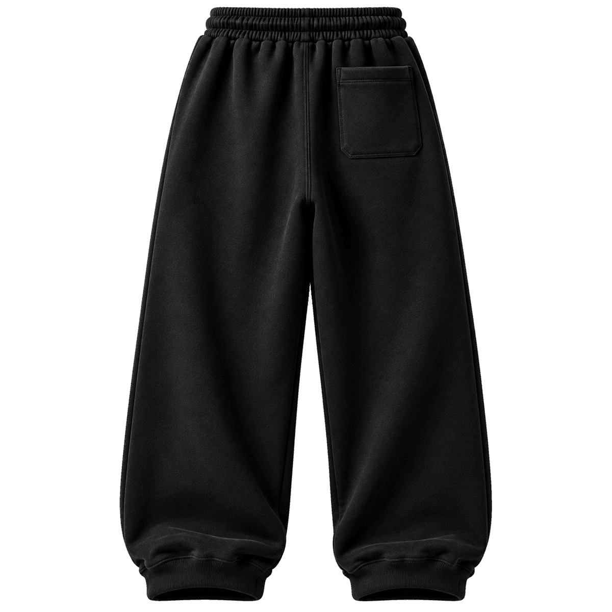 Jogger, Black, back